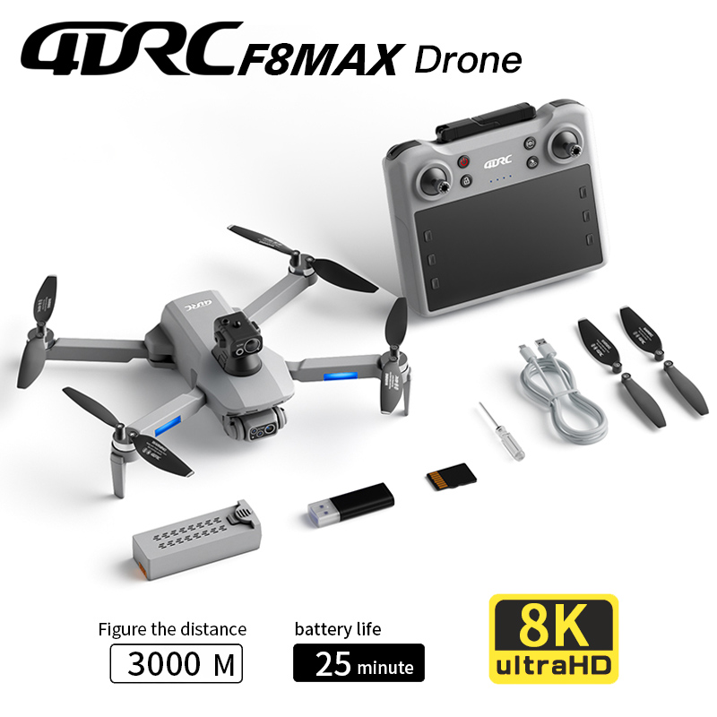 Drone Kit Professional - Dron F8 MAX GPS profesional con