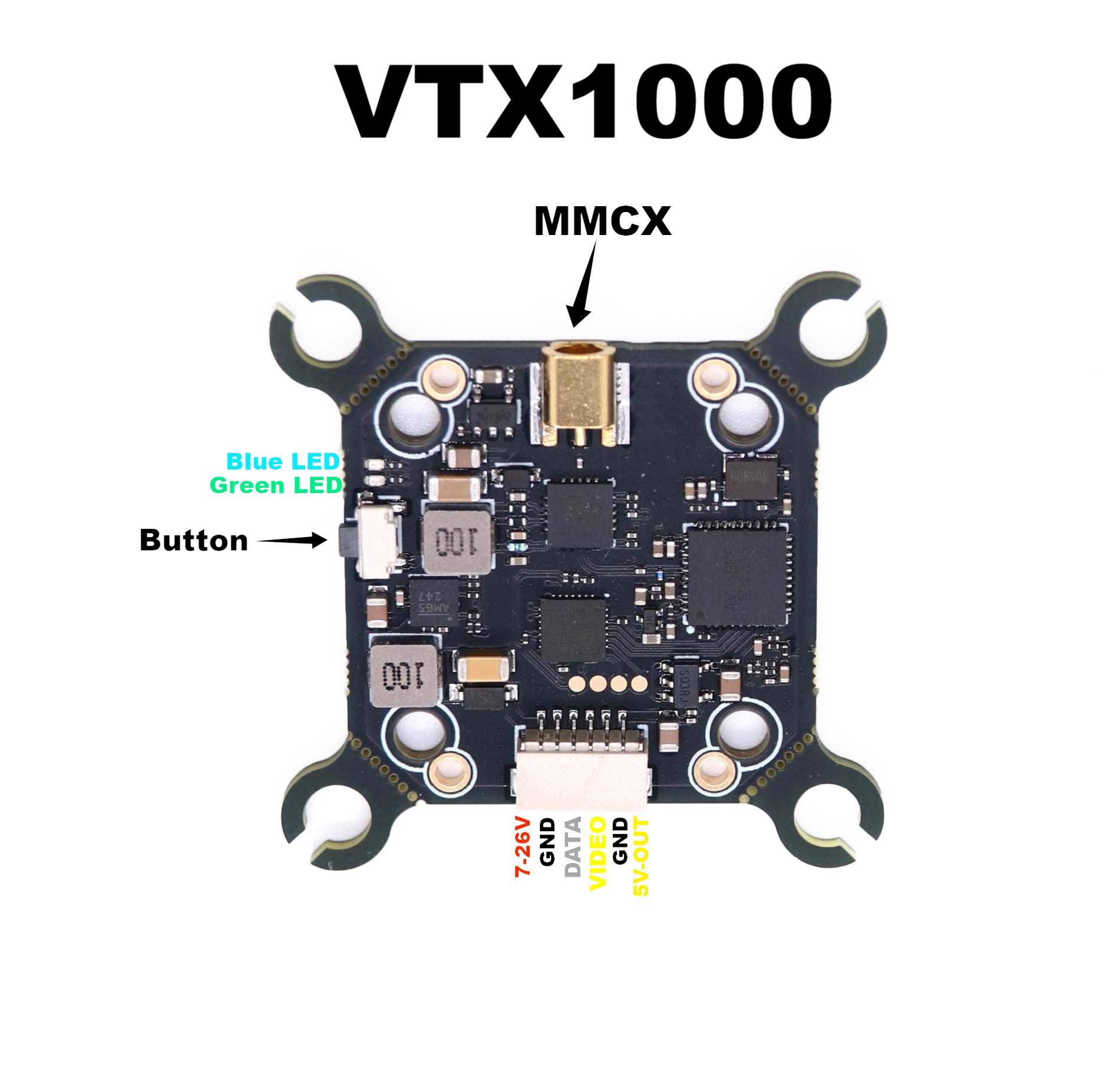 B-CUBE 5,8G VTX 800 1000 1600  - Drone Kit Vtol reseña y precio